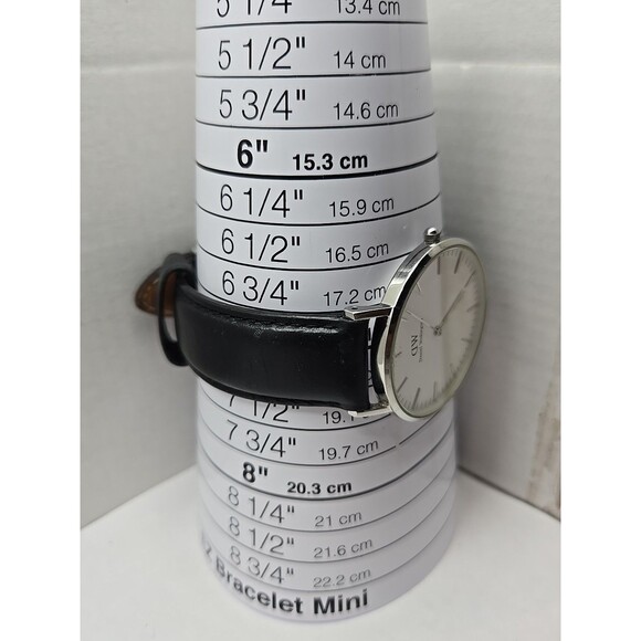 Mens Daniel Wellington Classic Sheffield Watch 37mm Silver Quartz New Battery - Picture 7 of 12